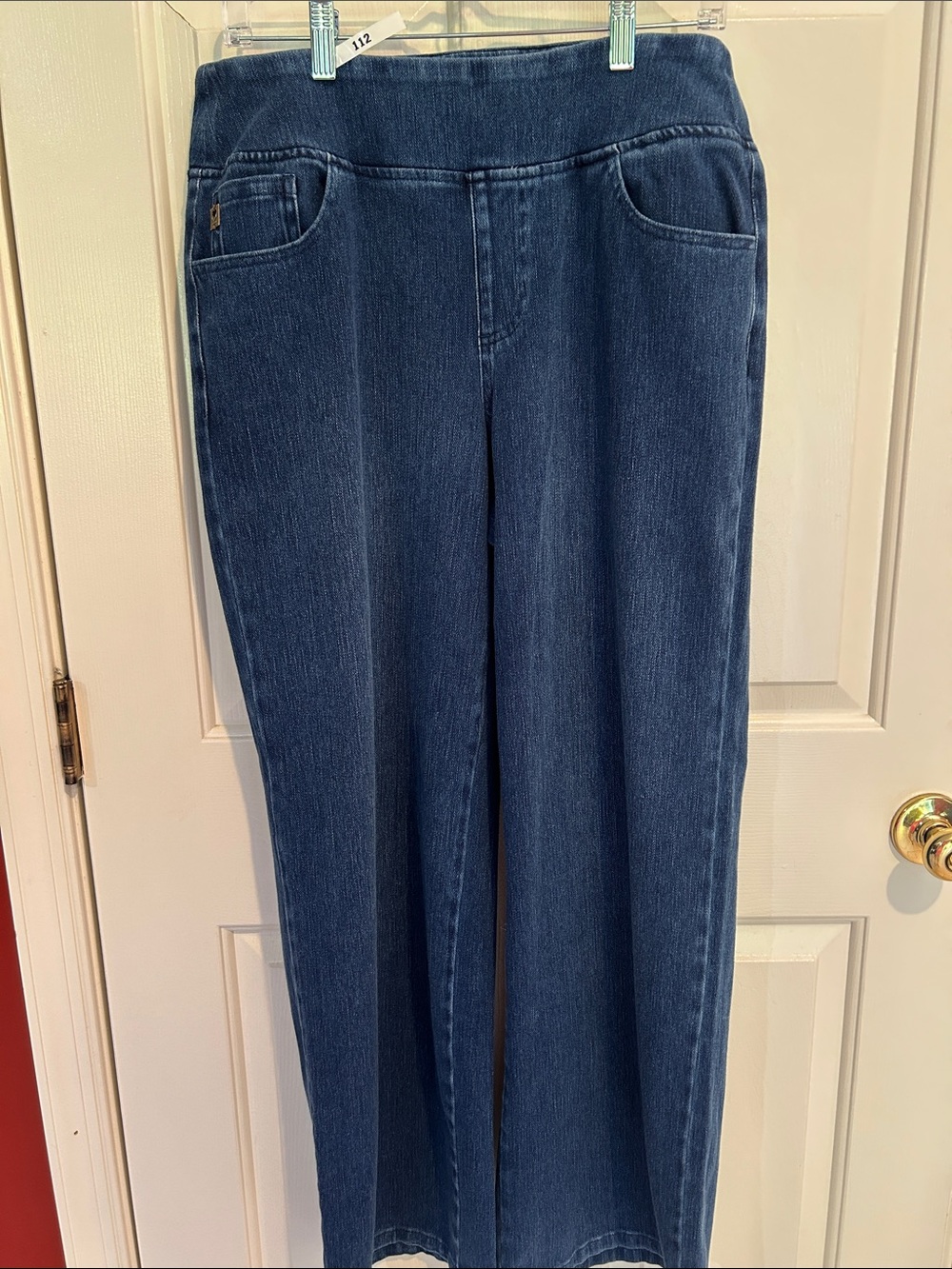 Belle by Kim Gravel Flexibelle Regular Wide Leg Pull-On High Waist Jean